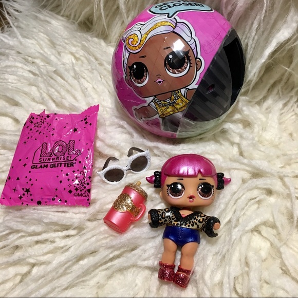 LOL Surprise Doll Glam Glitter Cherry Authentic Dolls Mostly Sealed GG-012 LOL Surprise Doll Glam Glitter Cherry Authentic Dolls Mostly Sealed GG-012